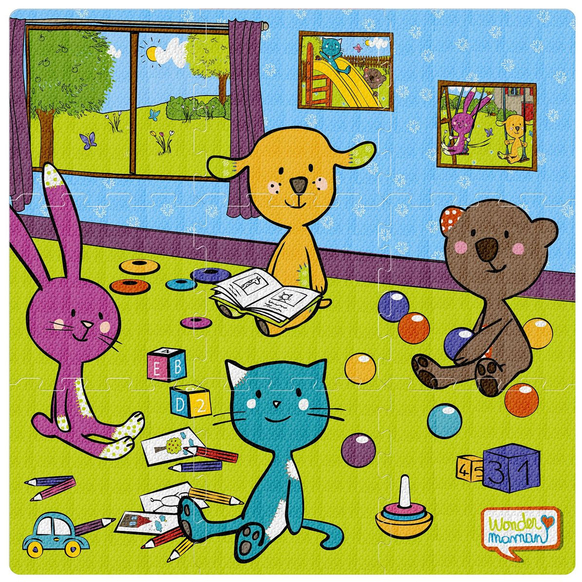 La grande recre tapis puzzle