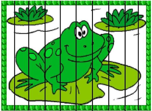 Puzzle grenouille