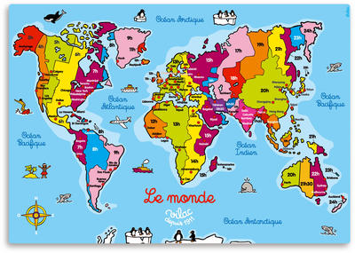 Puzzle geographie
