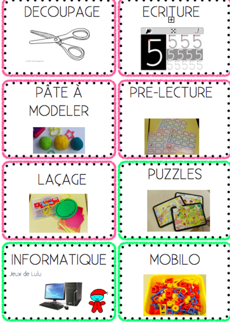 Atelier puzzle maternelle
