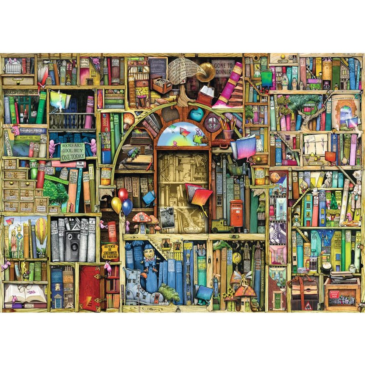 Puzzle bibliothèque magique