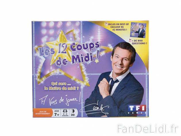 Les douze coups de midi jeux de société