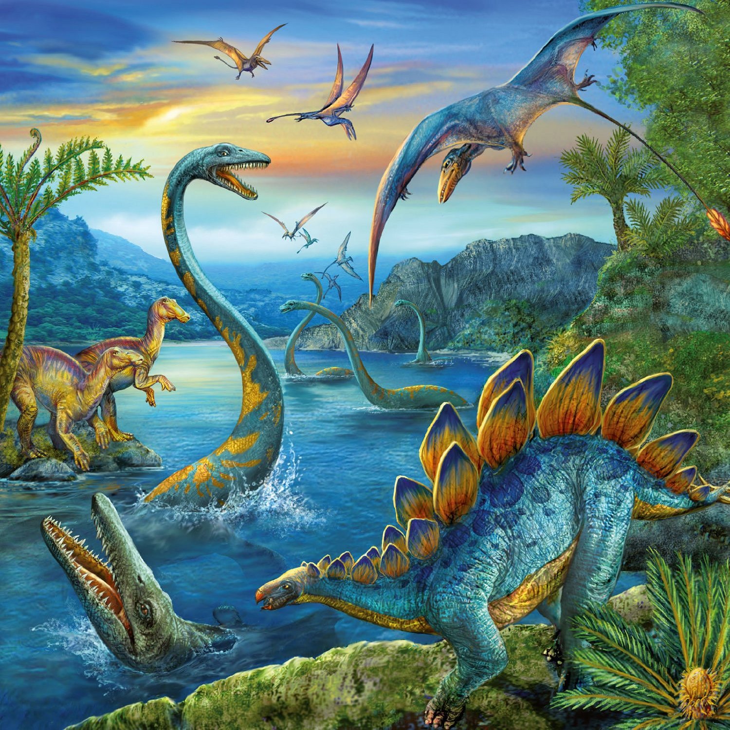 Puzzle dinosaures