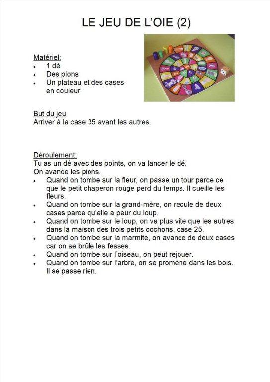 Objectif activité jeux de société