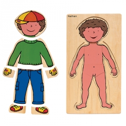 Puzzle du corps humain maternelle