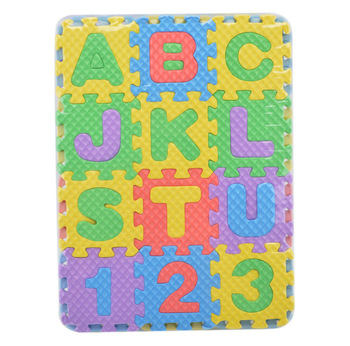 Tapis puzzle lettre