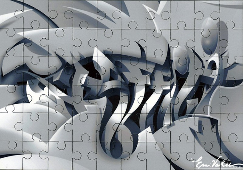 Puzzle graffiti