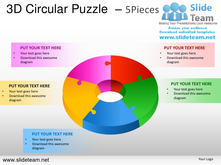 5 piece puzzle