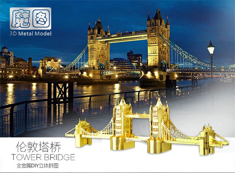 Tower bridge puzzle 3d