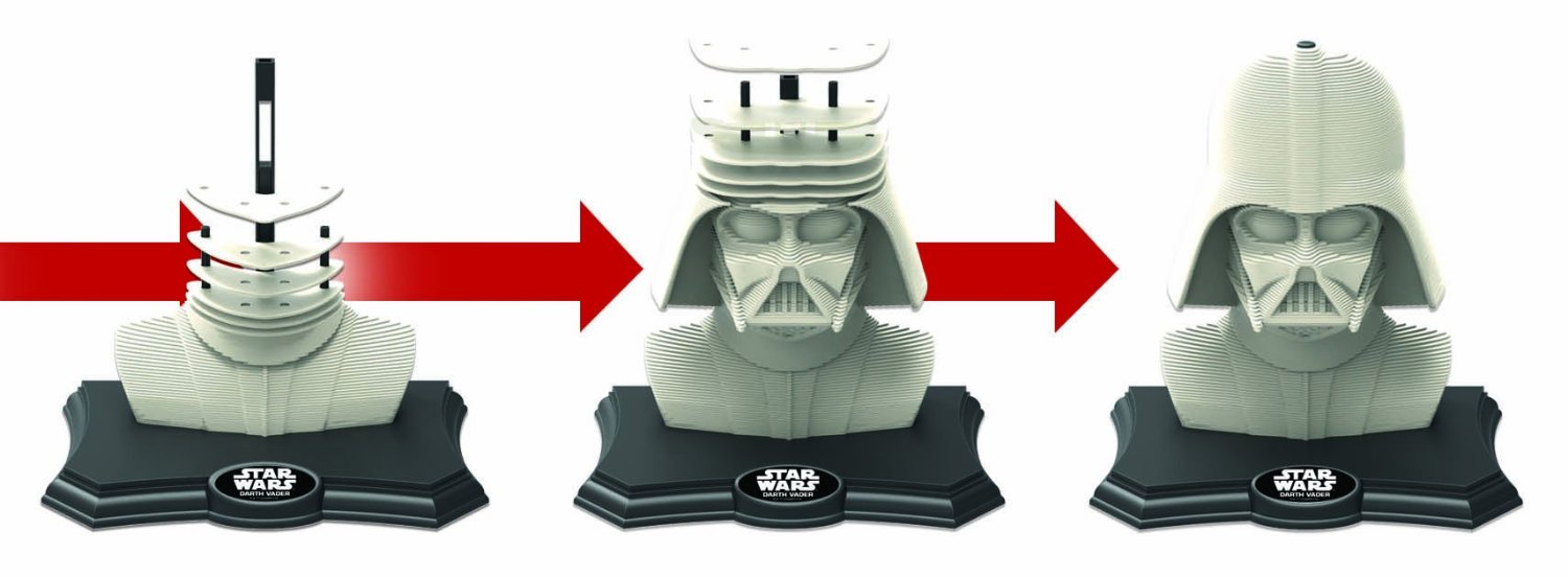 Puzzle 3d dark vador