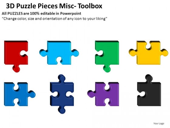 Piece de puzzle 3d