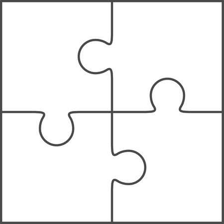 Puzzle vector