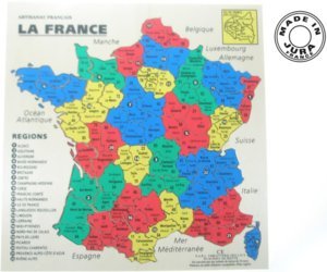 Jeux puzzle departement francais