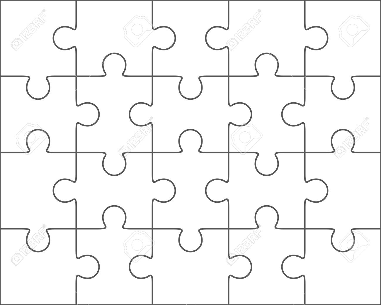Puzzle vectoriel