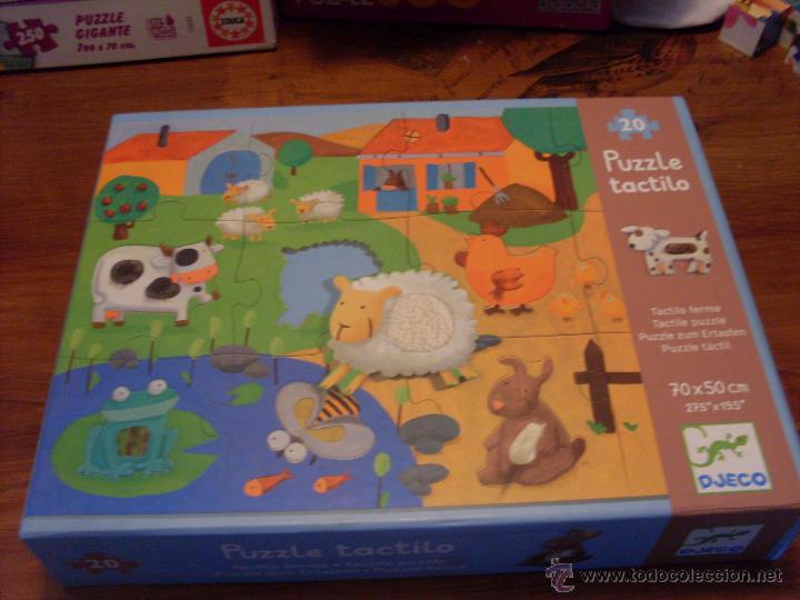 Puzzle tactilo djeco