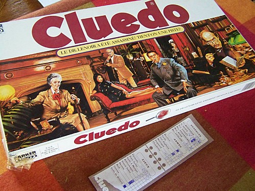 Jeux de société style cluedo