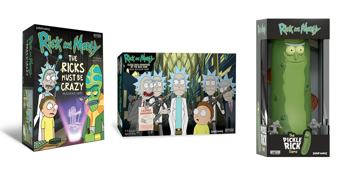 Jeux de société rick et morty