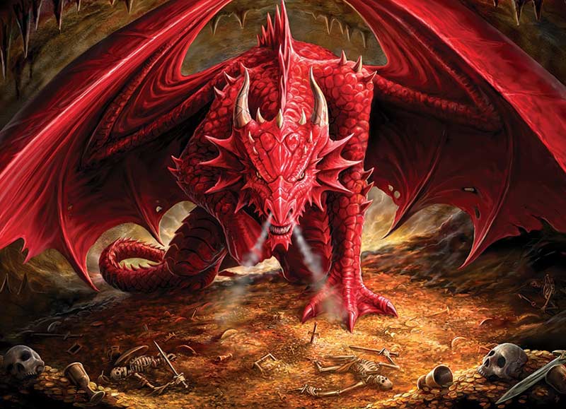 Dragon & puzzle
