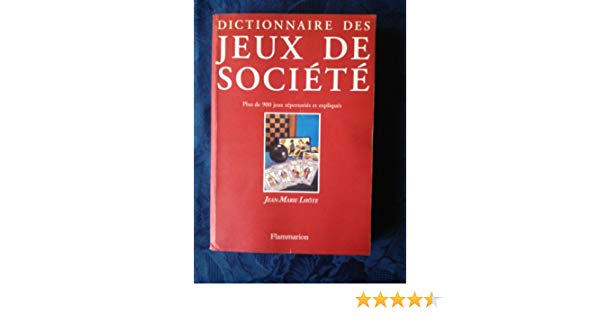 Dictionnaire des jeux de société