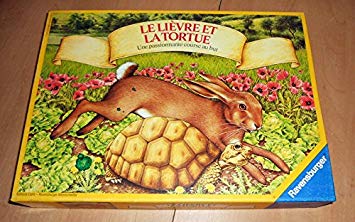 Le lièvre et la tortue jeux de société
