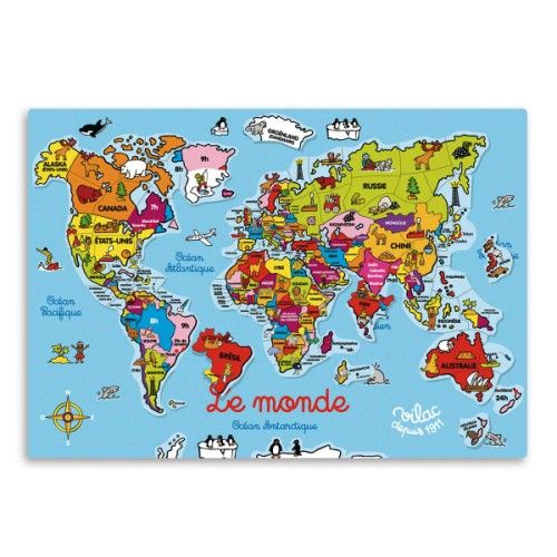 Puzzle pays du monde