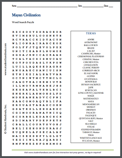 Puzzle maya