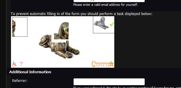 Puzzle captcha