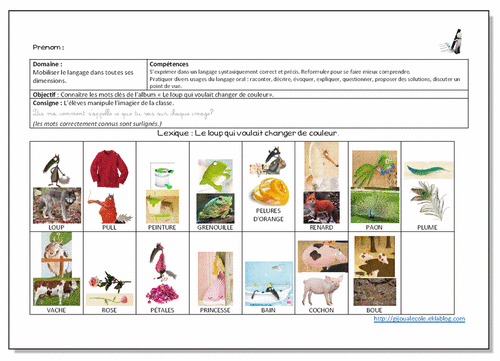 Puzzle couverture le loup qui voulait changer de couleur