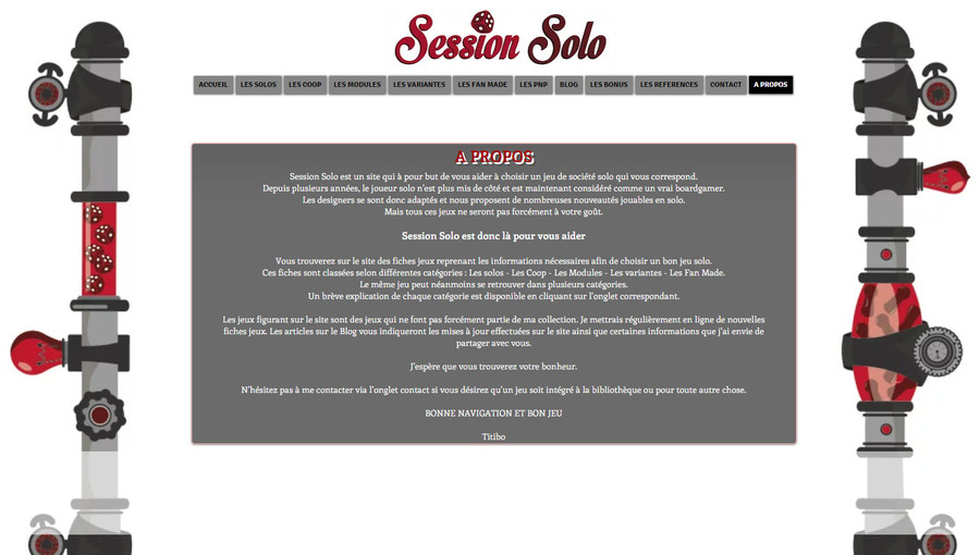Site de jeux société