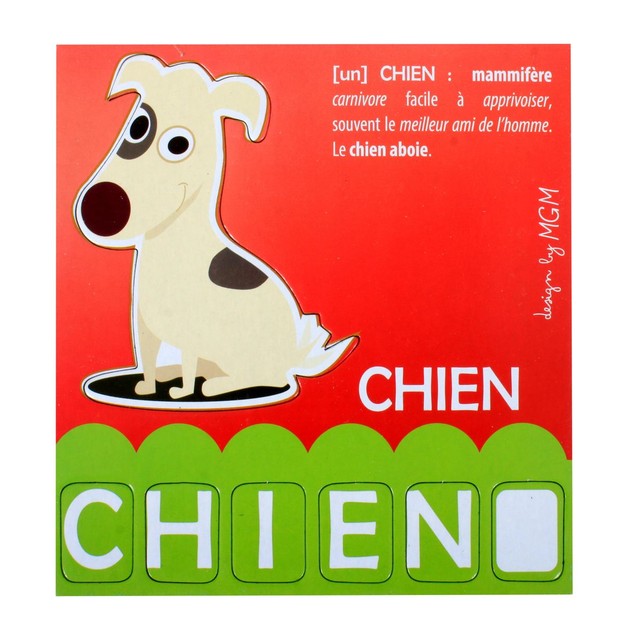 Puzzle dictionnaire