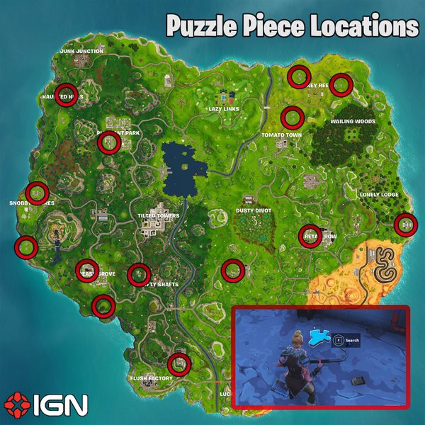 Pièces de puzzle fortnite