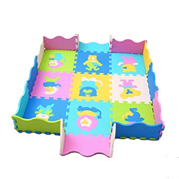 Tapis mousse puzzle non toxique