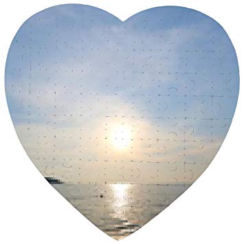 Puzzle coucher de soleil sur la mer