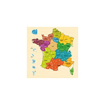 Puzzle departements francais gratuit