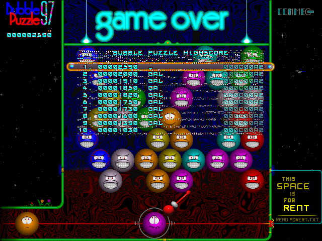 Bubble puzzle games