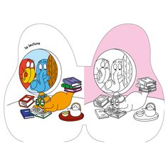 Livre puzzle barbapapa