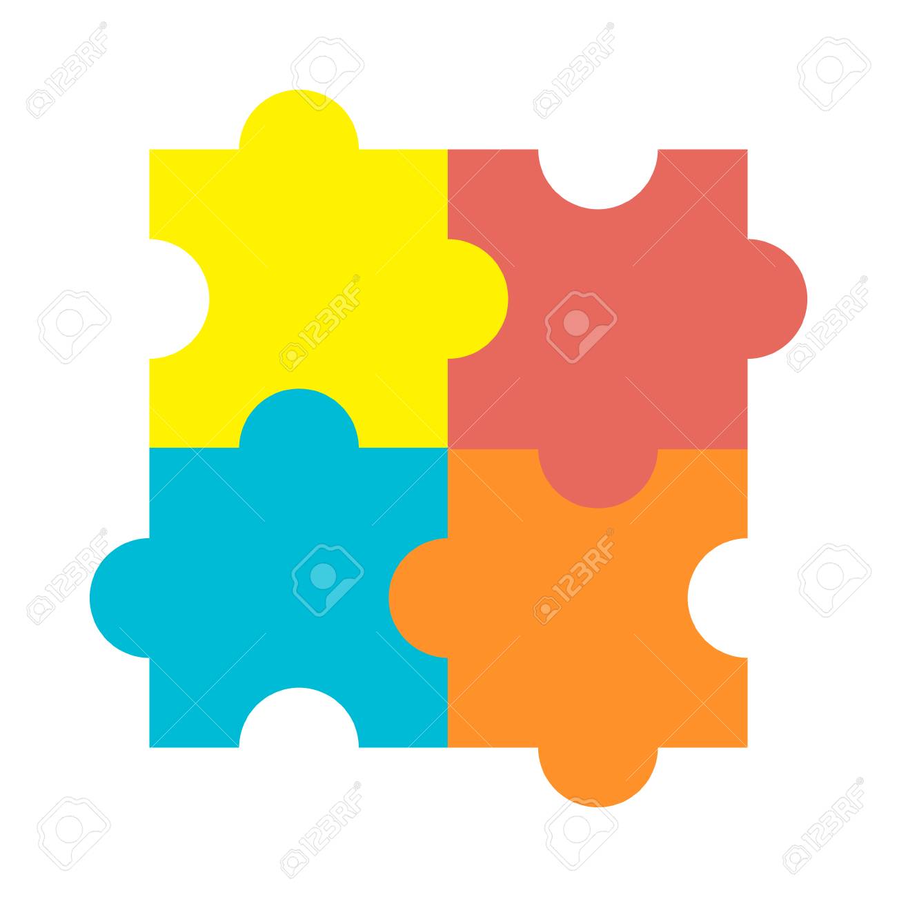 Puzzle coloré