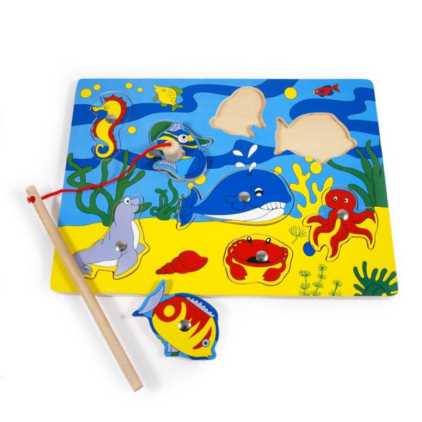 Puzzle en bois magnetique
