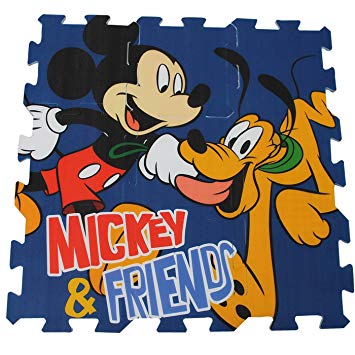 Tapis puzzle mickey