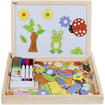 Puzzle bois magnetique