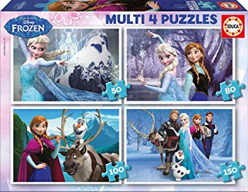 4 puzzle reine des neiges