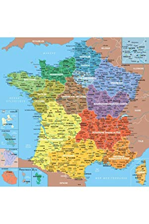 Puzzle départements français gratuit
