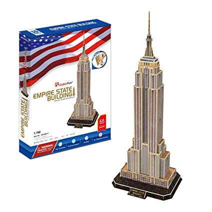 Puzzle empire state building 3d