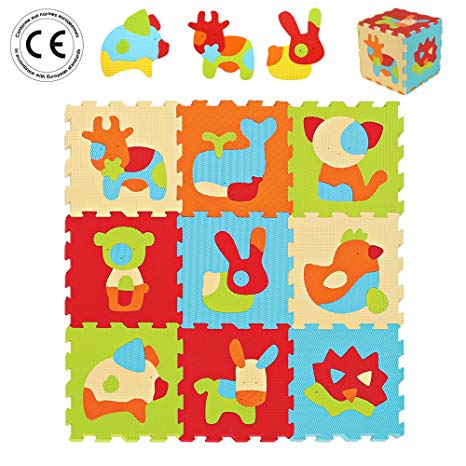 Tapis mousse puzzle bébé