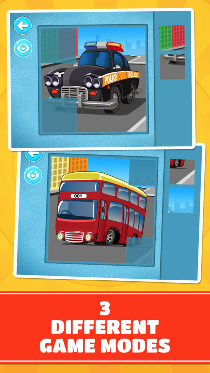 Puzzle app cars