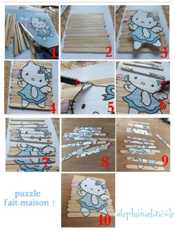 Comment fabriquer un puzzle maison