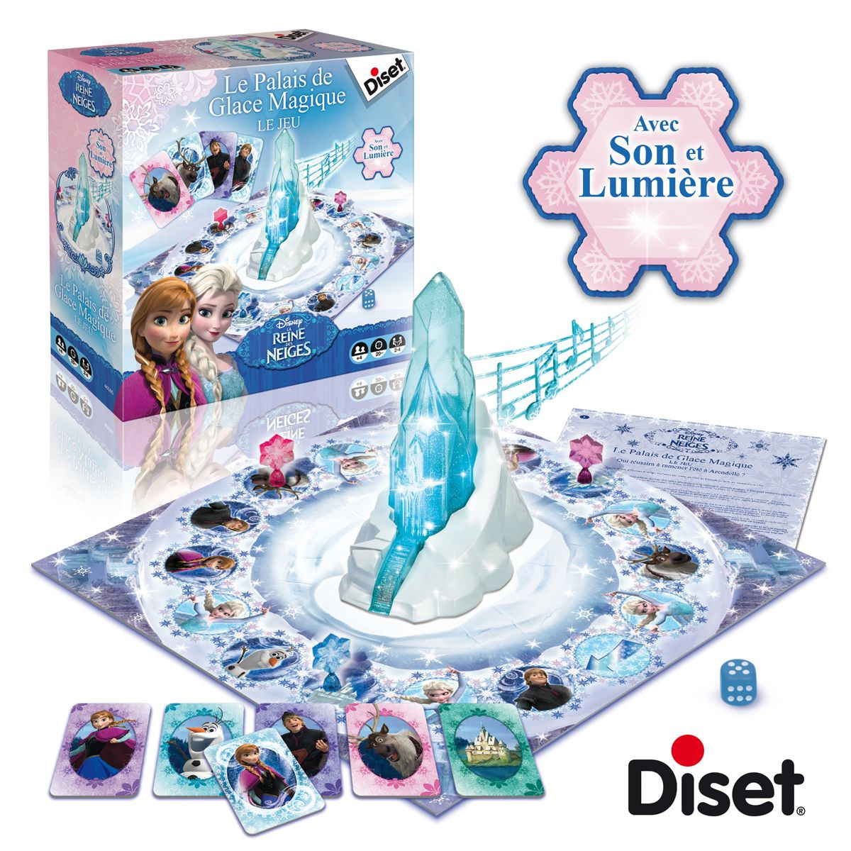 La reine des neiges jeux de société, jeu 8 en 1
