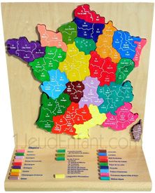 Puzzle départements de france