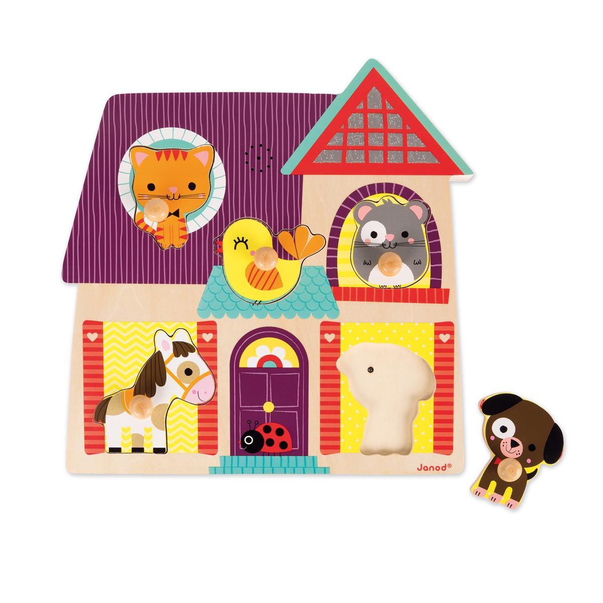 Puzzle sonore animaux