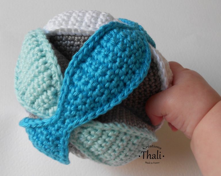 Balle puzzle au crochet